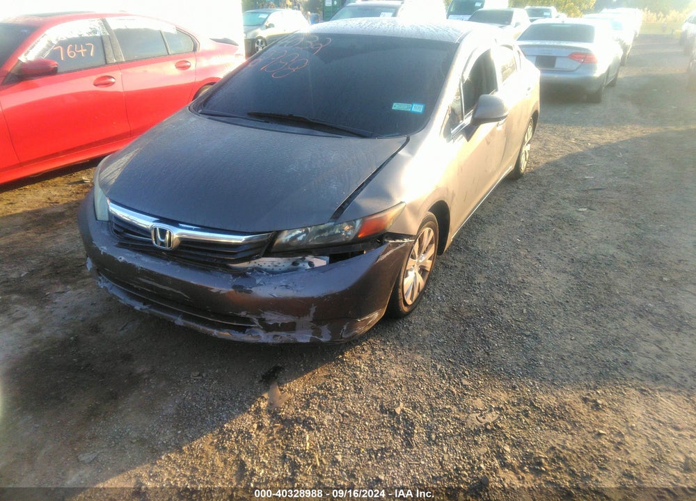 2012 HONDA CIVIC LX VIN: 2HGFB2F58CH564788