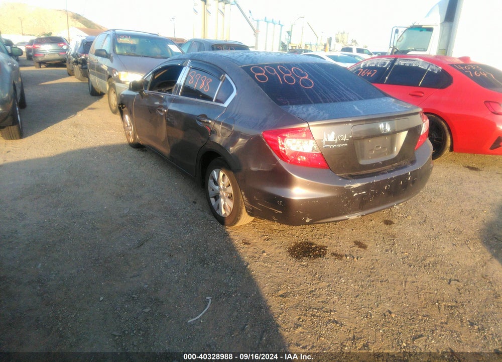 2012 HONDA CIVIC LX VIN: 2HGFB2F58CH564788