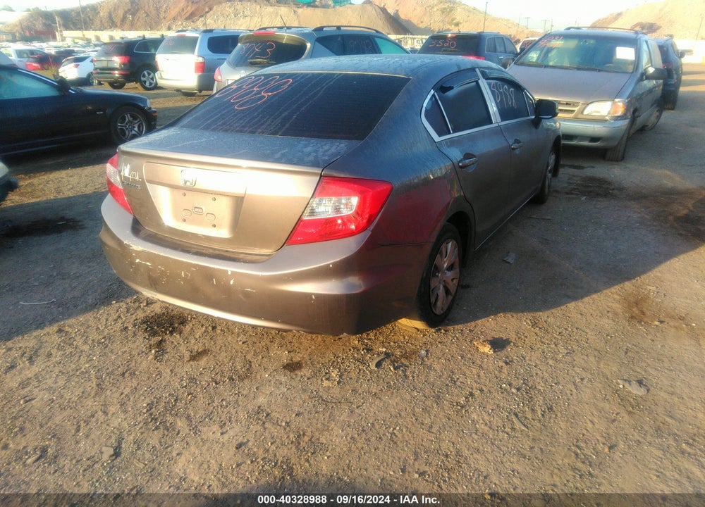 2012 HONDA CIVIC LX VIN: 2HGFB2F58CH564788