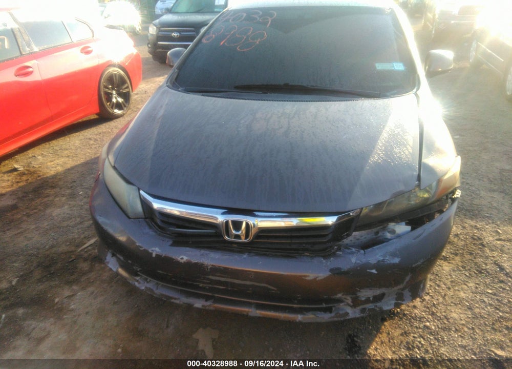 2012 HONDA CIVIC LX VIN: 2HGFB2F58CH564788