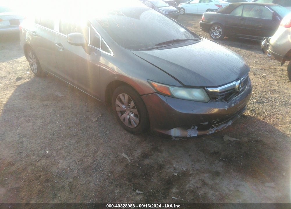 2012 HONDA CIVIC LX VIN: 2HGFB2F58CH564788