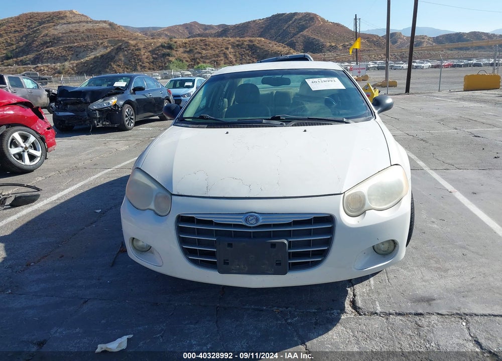 2005 CHRYSLER SEBRING LIMITED VIN: 1C3AL66R45N574183
