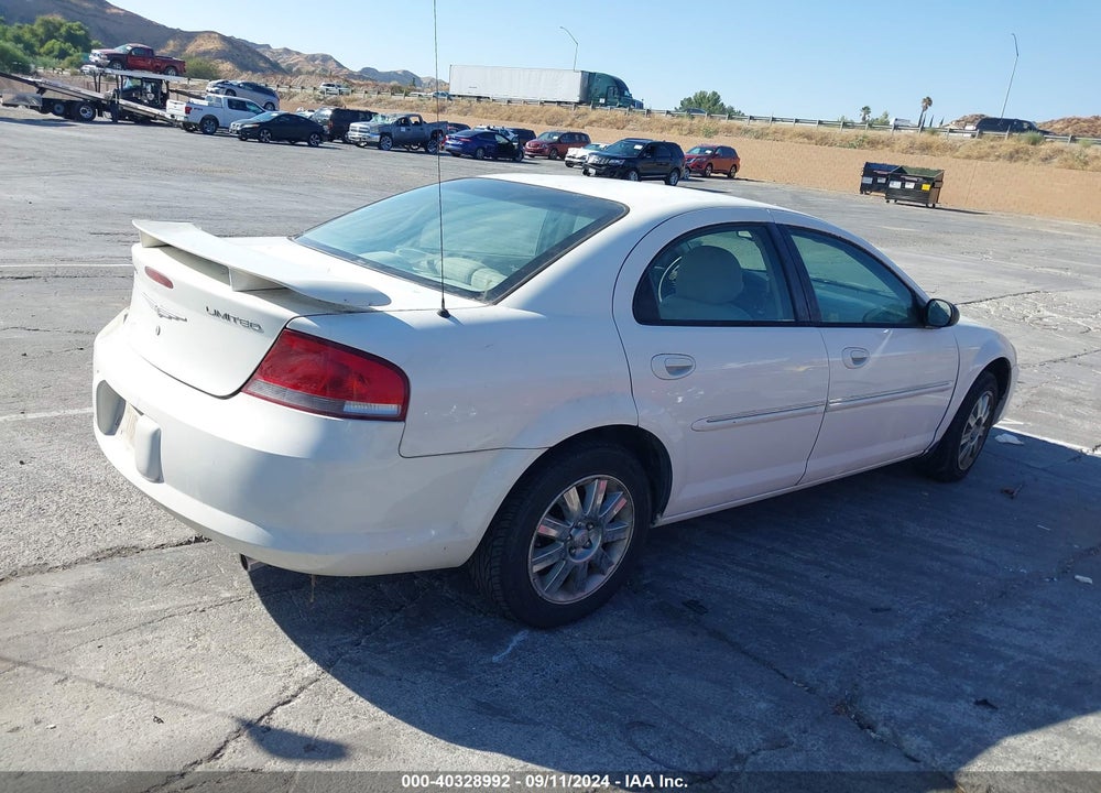 2005 CHRYSLER SEBRING LIMITED VIN: 1C3AL66R45N574183