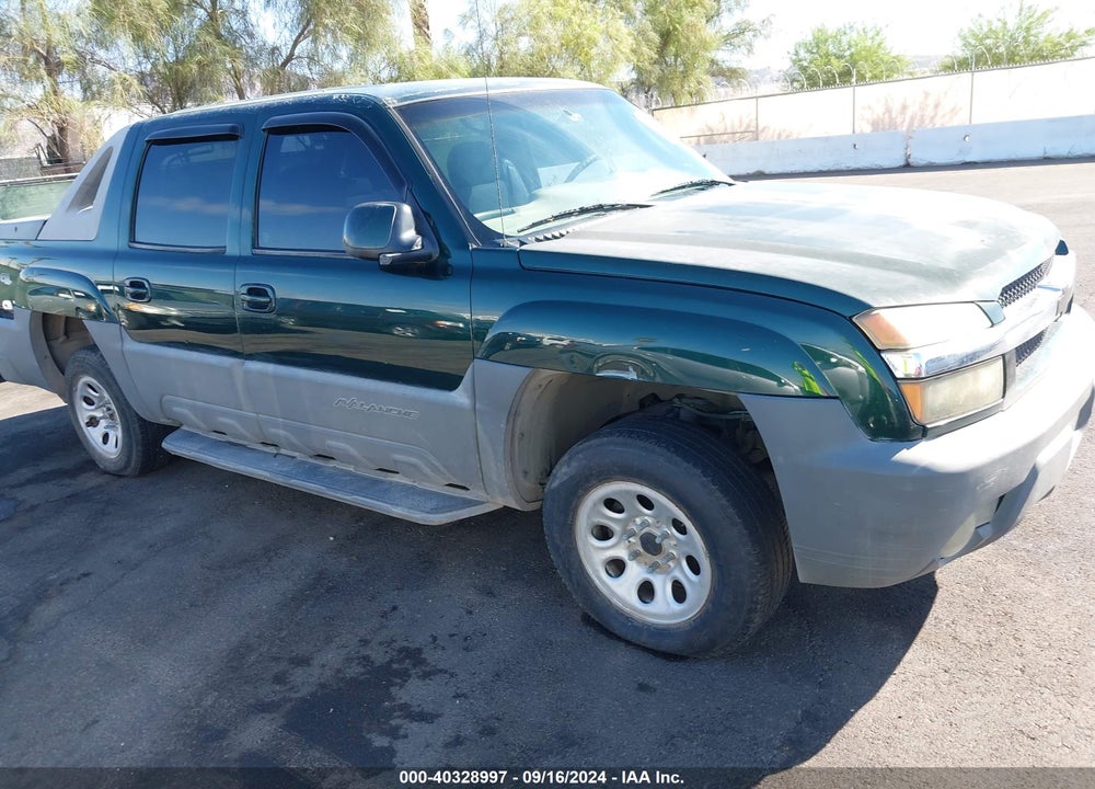 2002 CHEVROLET AVALANCHE 1500 VIN: 3GNEK13T32G141470