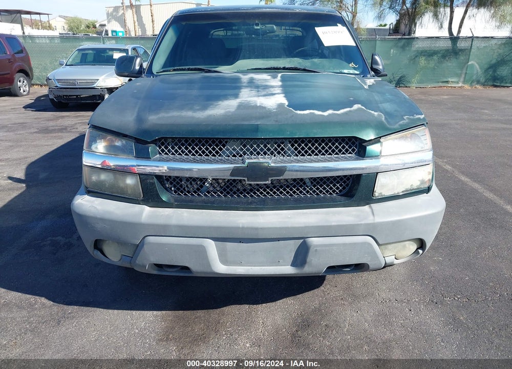 2002 CHEVROLET AVALANCHE 1500 VIN: 3GNEK13T32G141470
