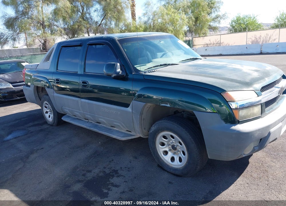 2002 CHEVROLET AVALANCHE 1500 VIN: 3GNEK13T32G141470