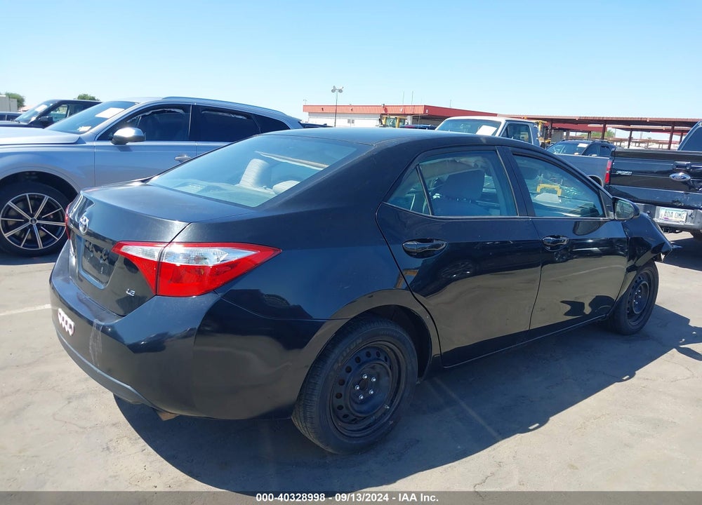 2015 TOYOTA COROLLA LE VIN: 5YFBURHE9FP203257
