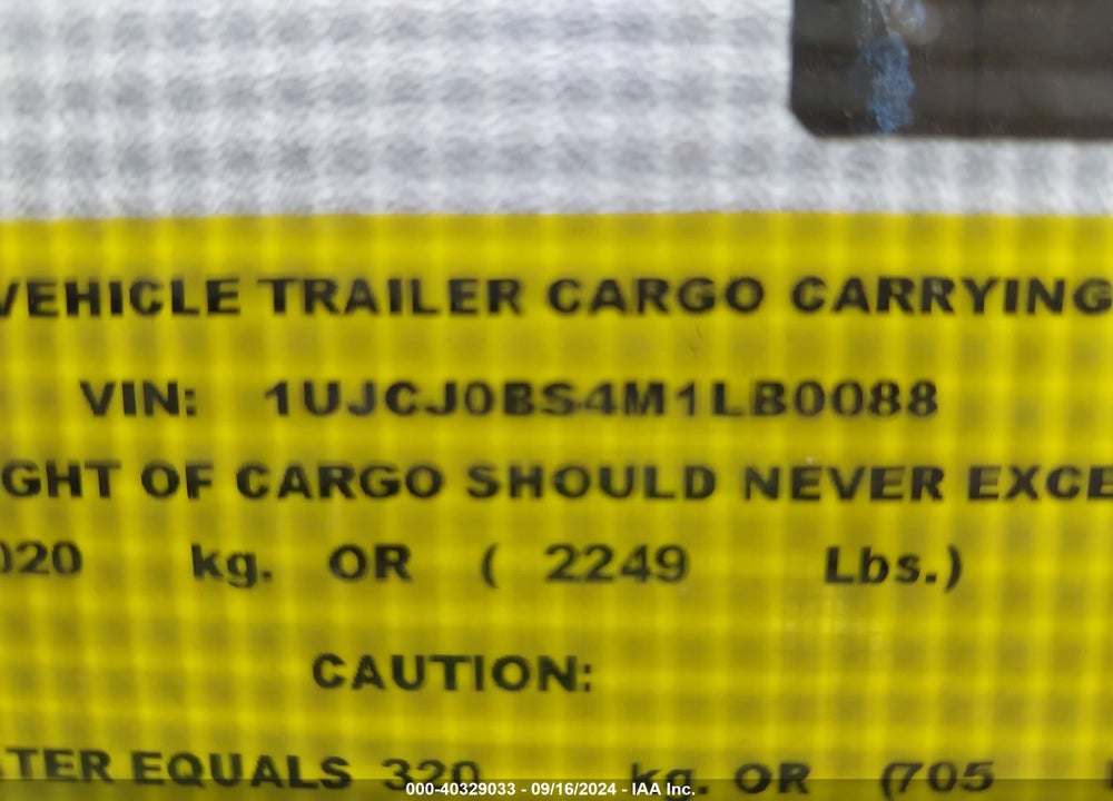 2021 JAYCO NORTHPOINT 310RLTS VIN: 1UJCJ0BS4M1LB0088