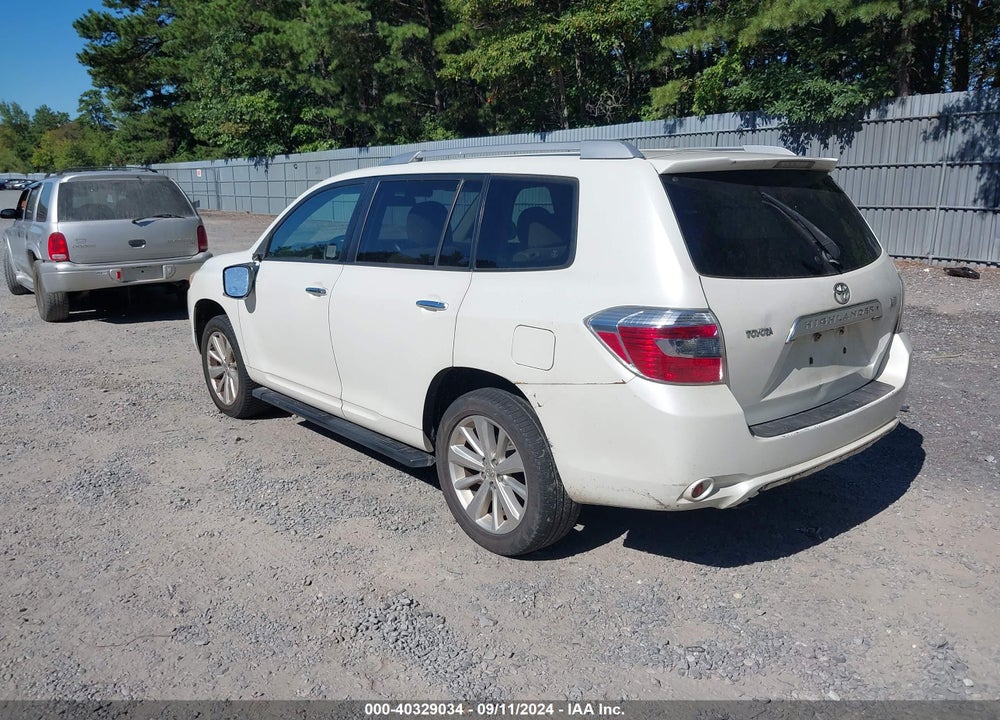 2008 TOYOTA HIGHLANDER HYBRID VIN: JTEEW41A782002441