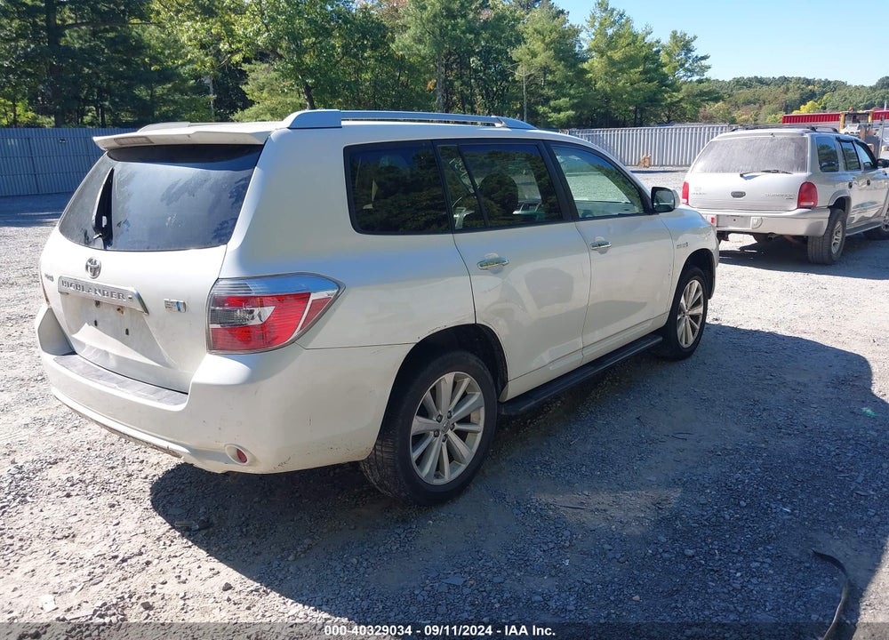 2008 TOYOTA HIGHLANDER HYBRID VIN: JTEEW41A782002441