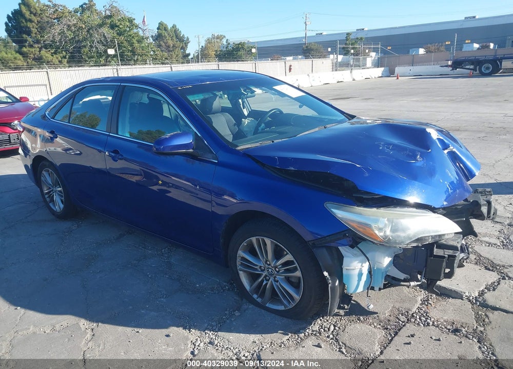 2015 TOYOTA CAMRY SE VIN: 4T1BF1FK2FU965512
