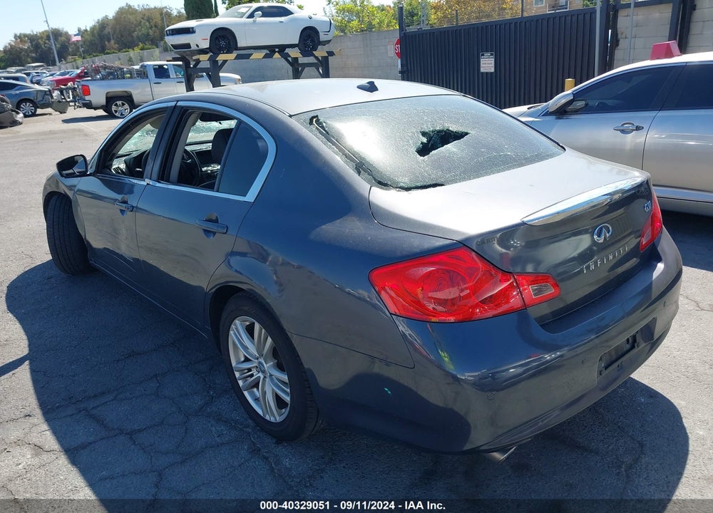 2012 INFINITI G37 JOURNEY VIN: JN1CV6AP9CM936499