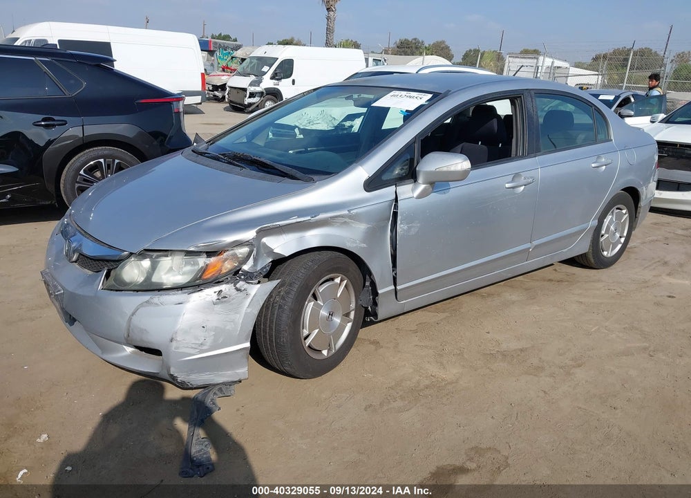 2009 HONDA CIVIC HYBRID VIN: JHMFA36299S012455