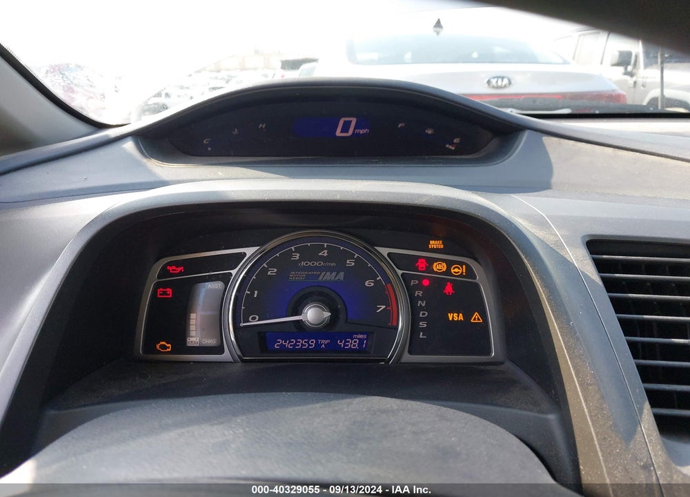 2009 HONDA CIVIC HYBRID VIN: JHMFA36299S012455
