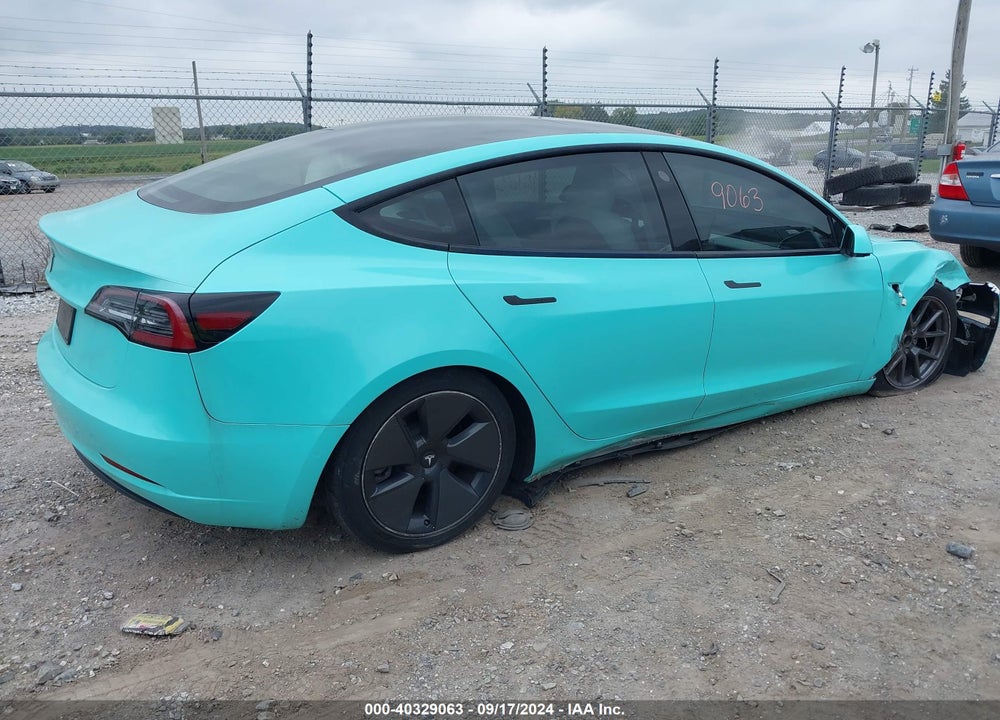 2021 TESLA MODEL 3 STANDARD RANGE PLUS REAR-WHEEL DRIVE VIN: 5YJ3E1EA0MF989804