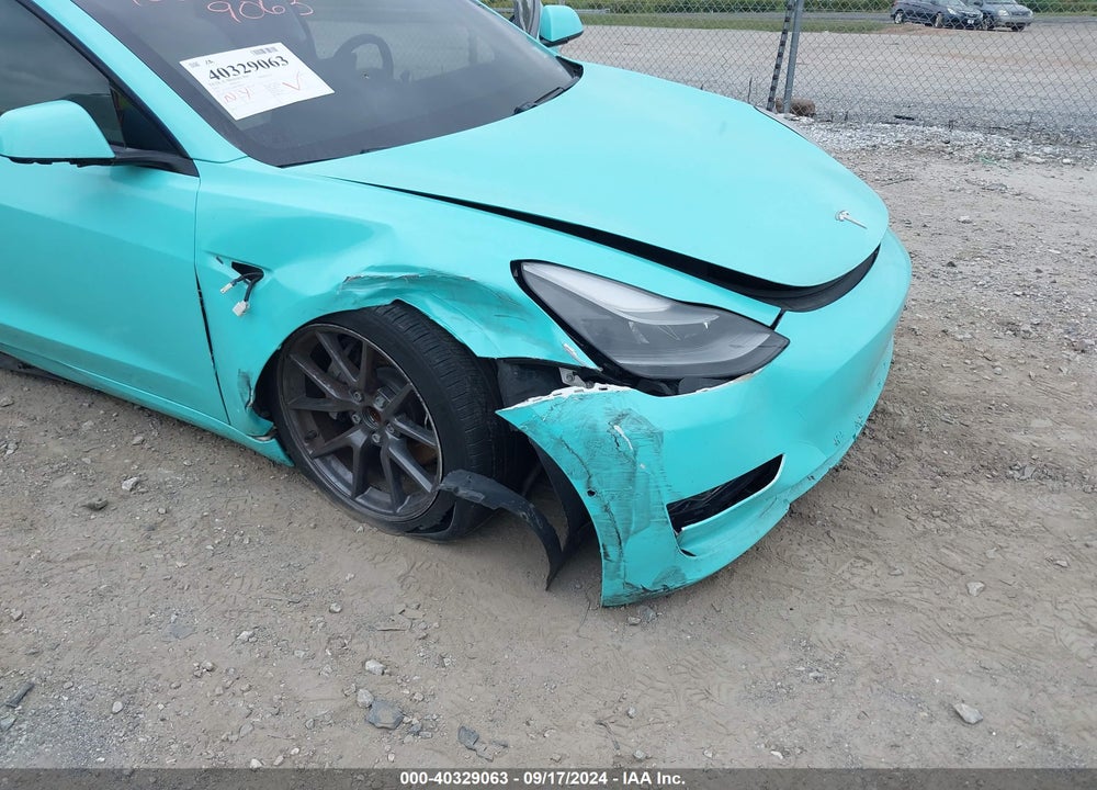 2021 TESLA MODEL 3 STANDARD RANGE PLUS REAR-WHEEL DRIVE VIN: 5YJ3E1EA0MF989804