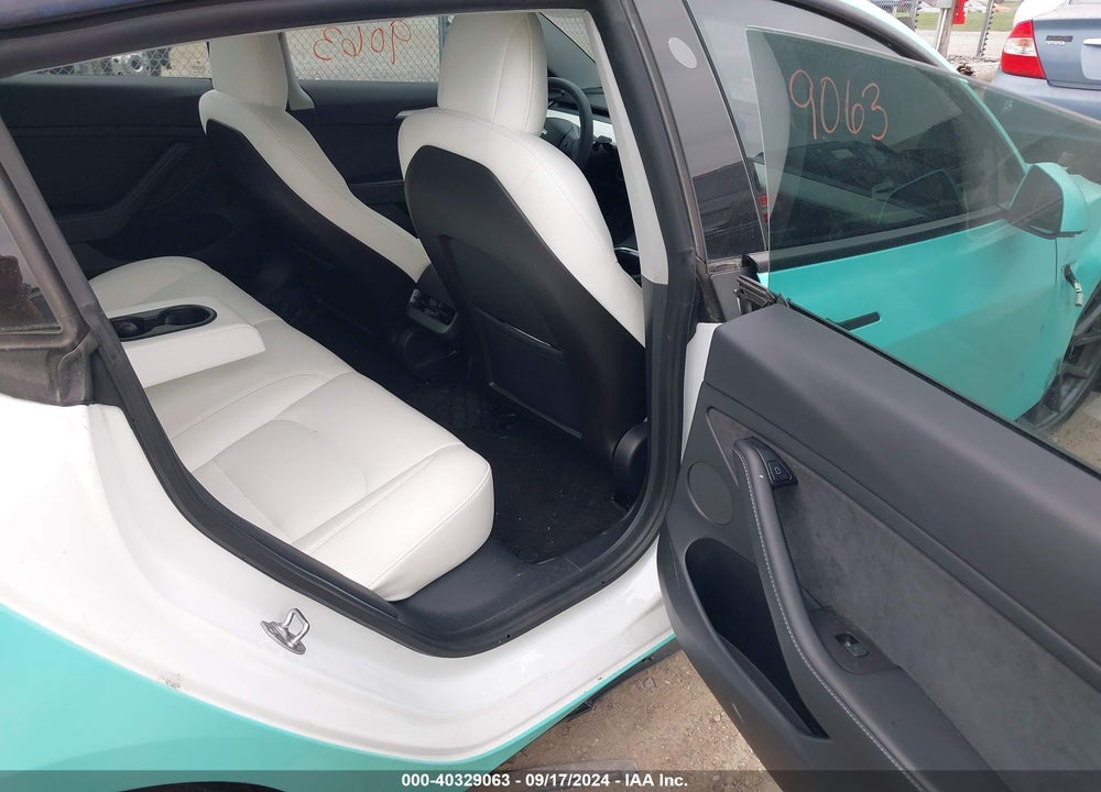 2021 TESLA MODEL 3 STANDARD RANGE PLUS REAR-WHEEL DRIVE VIN: 5YJ3E1EA0MF989804