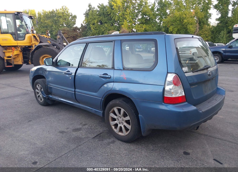 2008 SUBARU FORESTER 2.5X VIN: JF1SG65668H732589