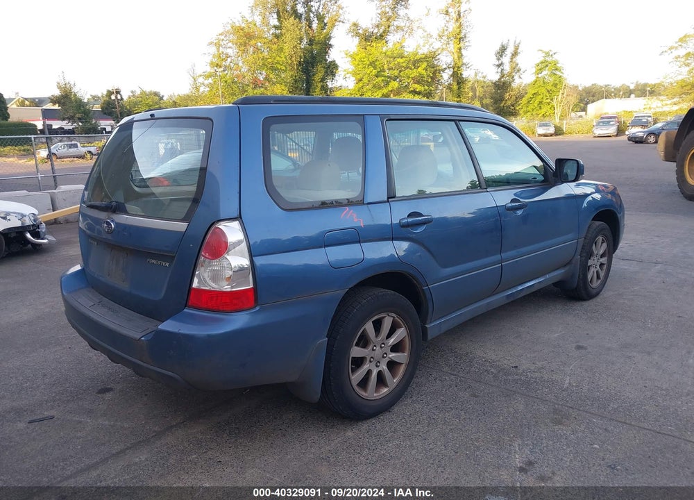 2008 SUBARU FORESTER 2.5X VIN: JF1SG65668H732589