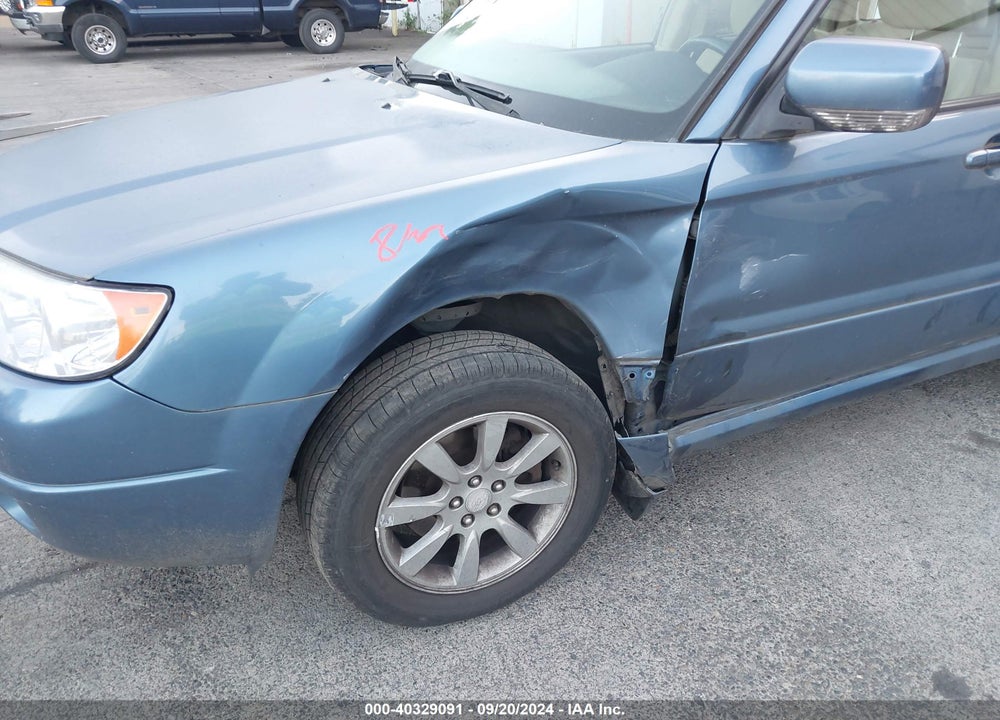 2008 SUBARU FORESTER 2.5X VIN: JF1SG65668H732589
