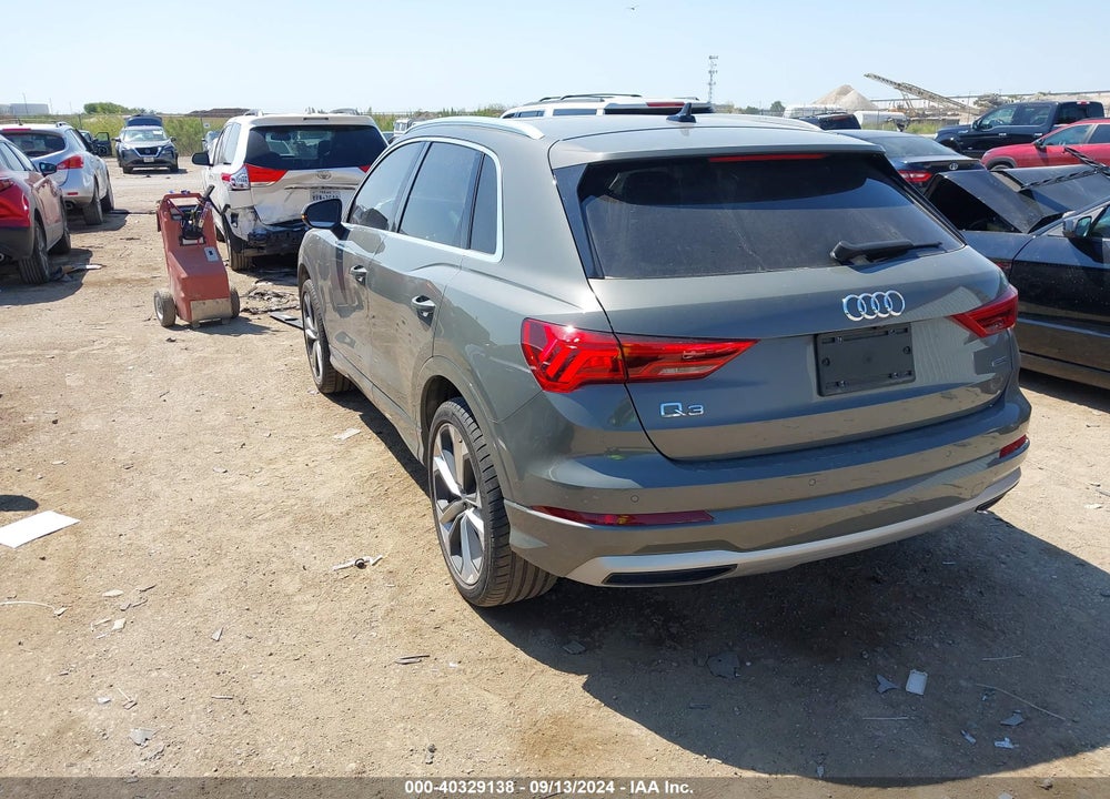 2020 AUDI Q3 PREMIUM 45 TFSI QUATTRO TIPTRONIC VIN: WA1AECF38L1022314