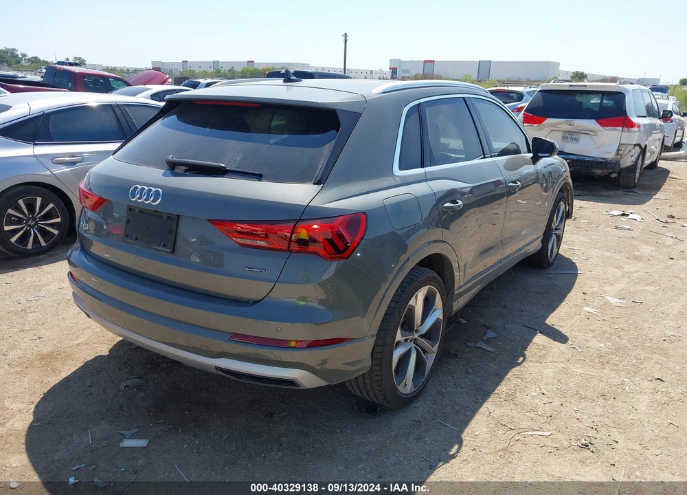 2020 AUDI Q3 PREMIUM 45 TFSI QUATTRO TIPTRONIC VIN: WA1AECF38L1022314