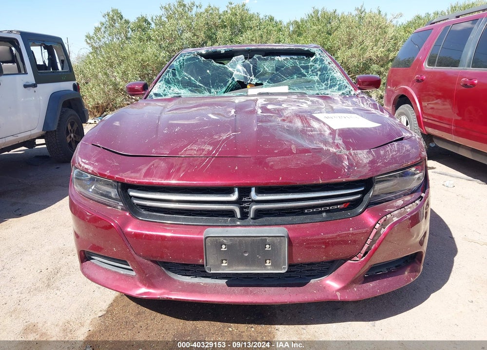 2017 DODGE CHARGER SE RWD VIN: 2C3CDXBG0HH623814