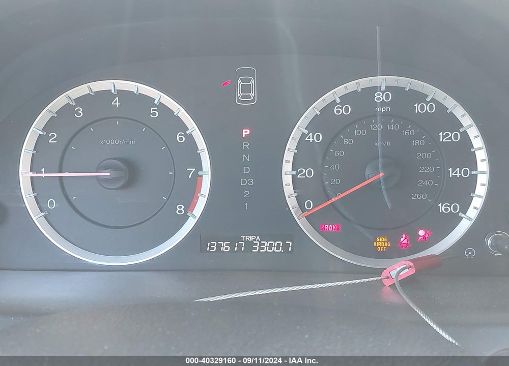 2012 HONDA ACCORD 2.4 EX VIN: 1HGCP2F76CA053391