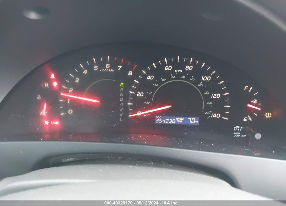 2007 TOYOTA CAMRY LE VIN: JTNBE46K073042506