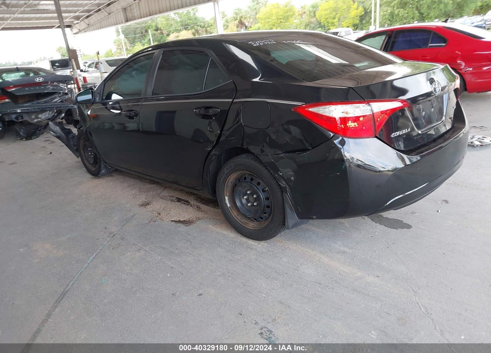 2016 TOYOTA COROLLA LE VIN: 2T1BURHE0GC521673