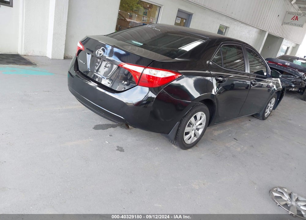 2016 TOYOTA COROLLA LE VIN: 2T1BURHE0GC521673