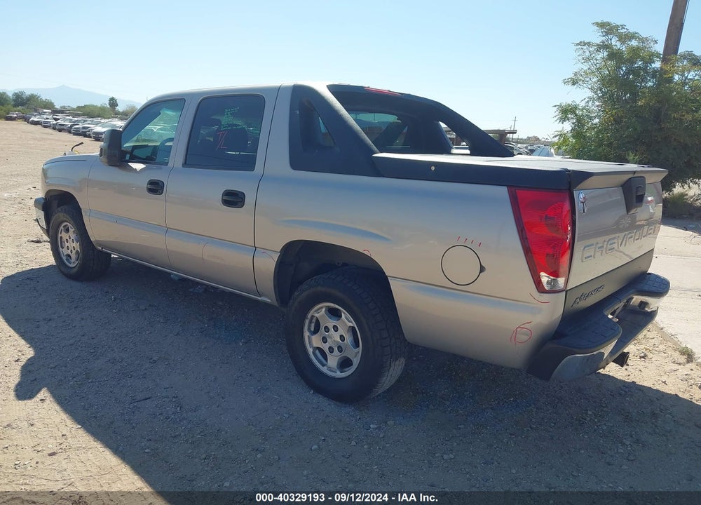 2004 CHEVROLET AVALANCHE 1500 VIN: 3GNEK12TX4G206920