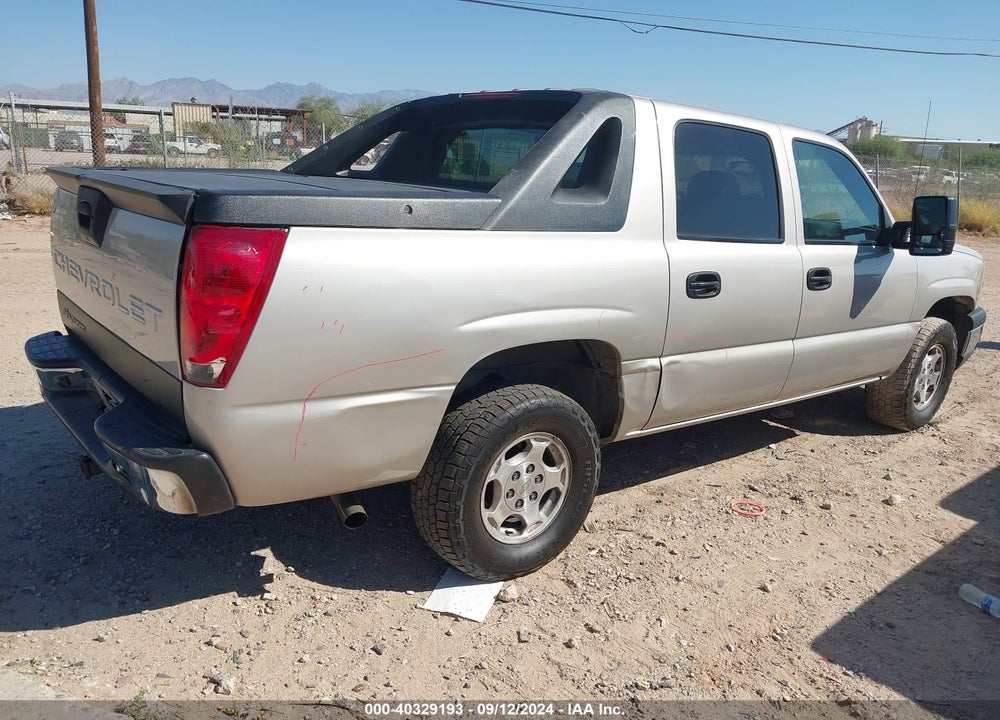 2004 CHEVROLET AVALANCHE 1500 VIN: 3GNEK12TX4G206920