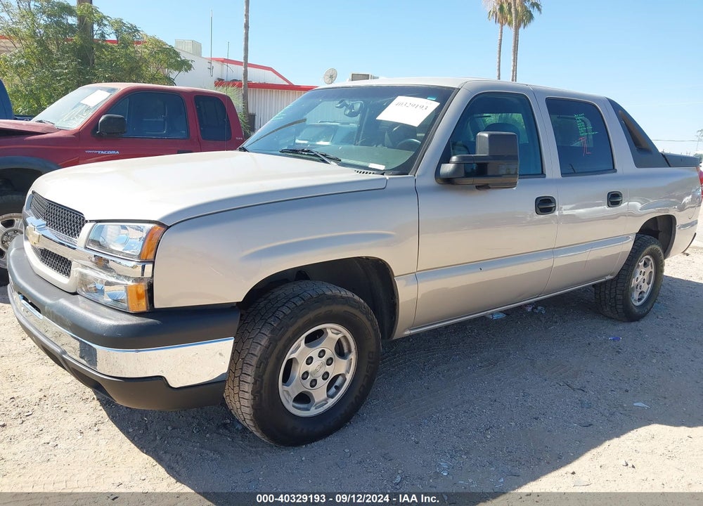 2004 CHEVROLET AVALANCHE 1500 VIN: 3GNEK12TX4G206920