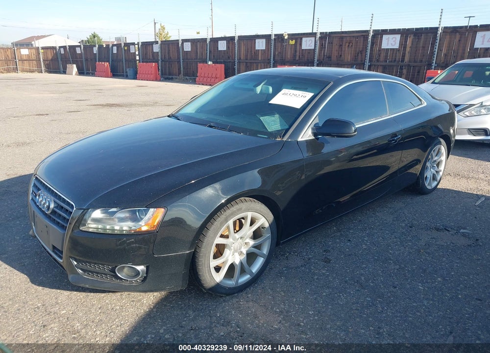 2012 AUDI A5 2.0T PREMIUM VIN: WAULFAFR9CA005328