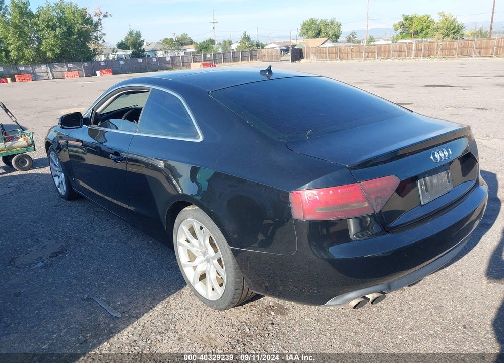 2012 AUDI A5 2.0T PREMIUM VIN: WAULFAFR9CA005328