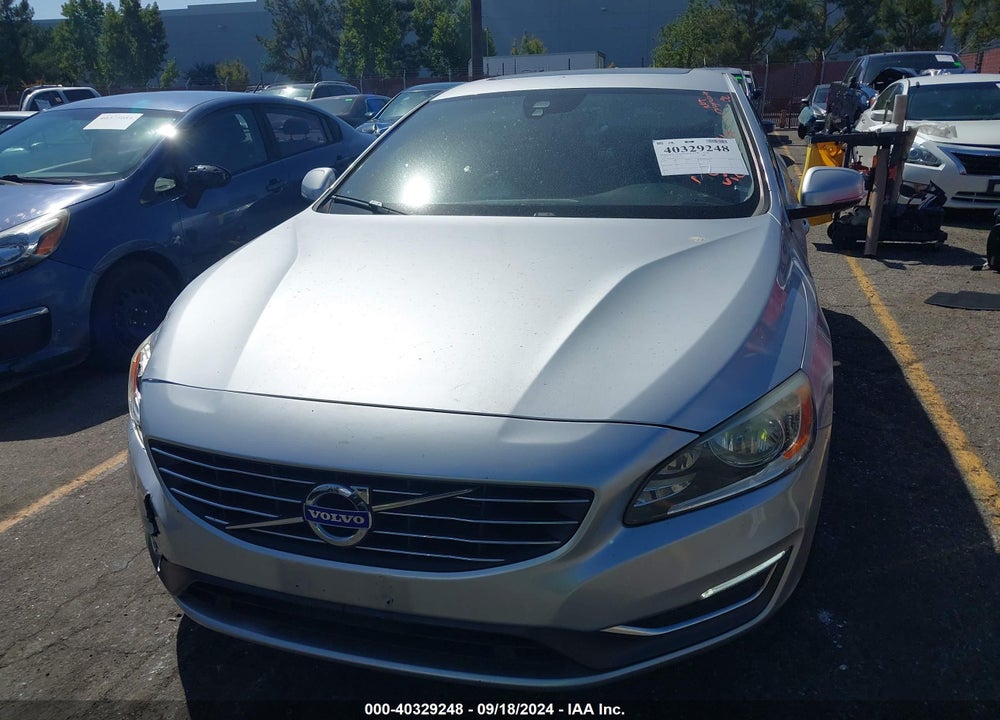 2015 VOLVO S60 T5 PREMIER VIN: YV126MFK1F2361459