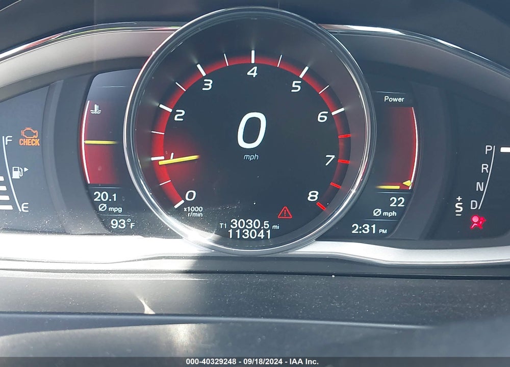 2015 VOLVO S60 T5 PREMIER VIN: YV126MFK1F2361459
