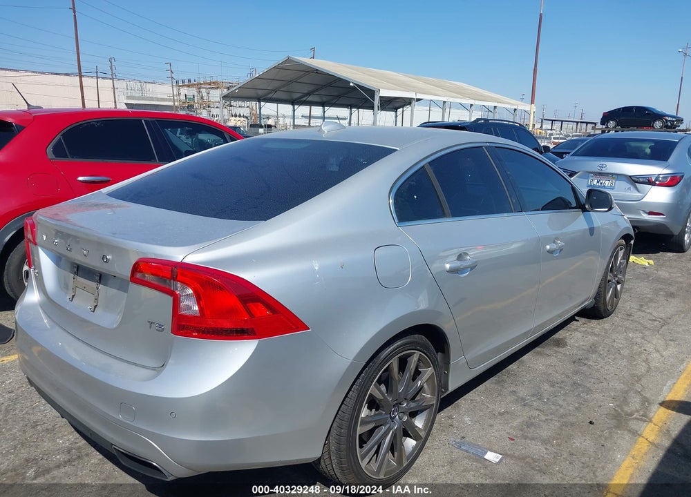 2015 VOLVO S60 T5 PREMIER VIN: YV126MFK1F2361459