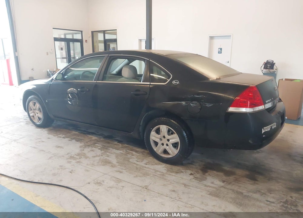 2008 CHEVROLET IMPALA LS VIN: 2G1WB55K589216271