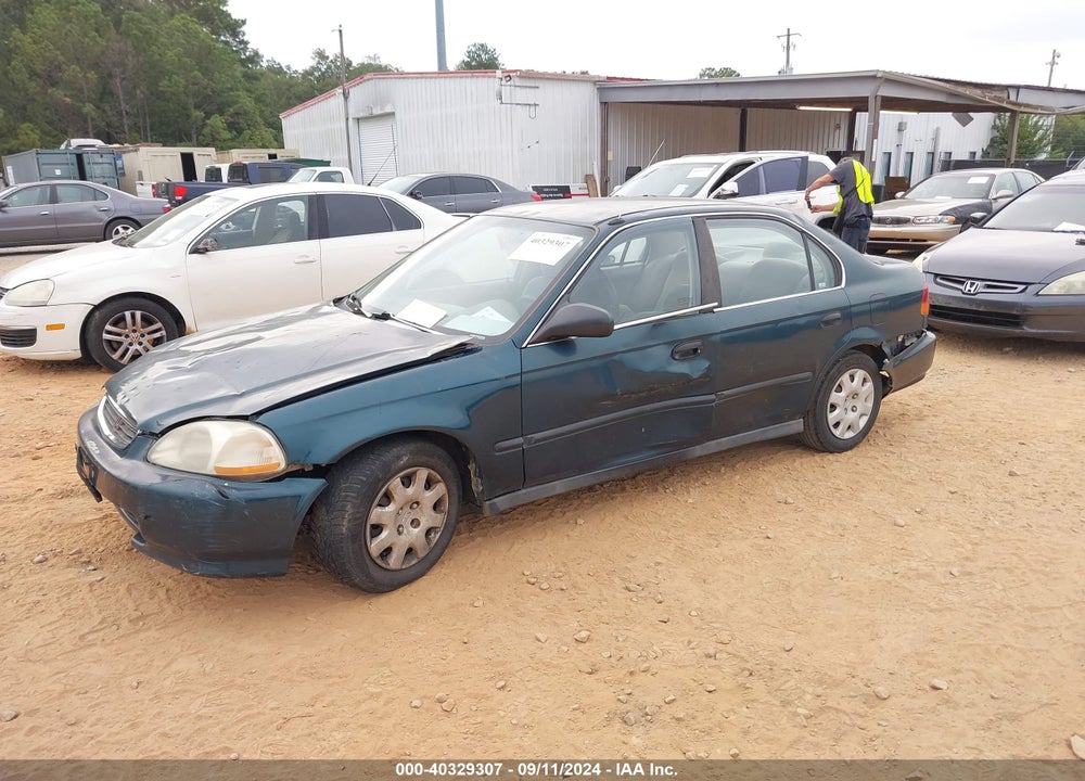 1998 HONDA CIVIC LX VIN: 1HGEJ6674WL056445