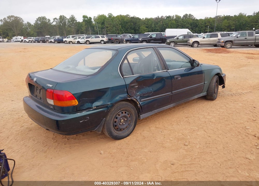 1998 HONDA CIVIC LX VIN: 1HGEJ6674WL056445
