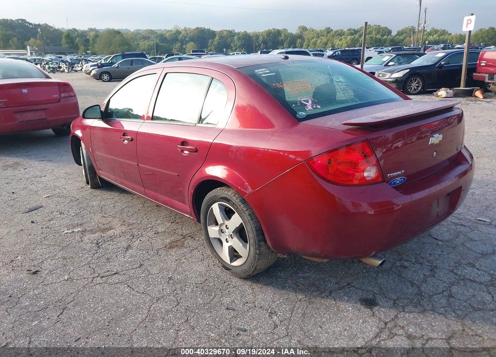 2008 CHEVROLET COBALT LT VIN: 1G1AL58F987269272