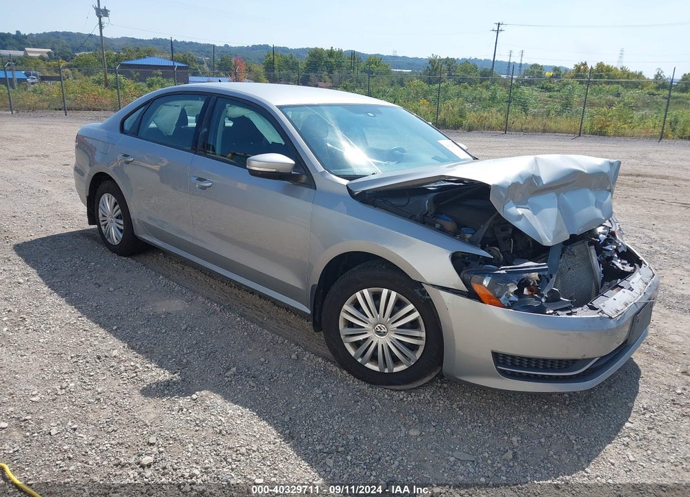 2014 VOLKSWAGEN PASSAT 2.5L S VIN: 1VWAP7A36EC018846