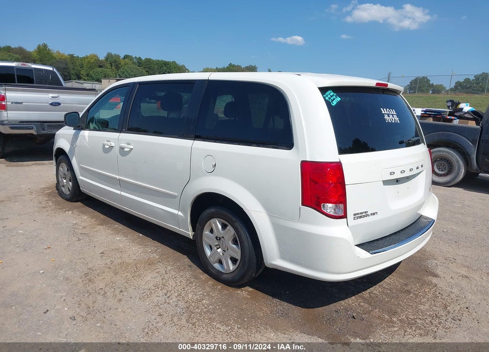2013 DODGE GRAND CARAVAN SE VIN: 2C4RDGBG5DR615427