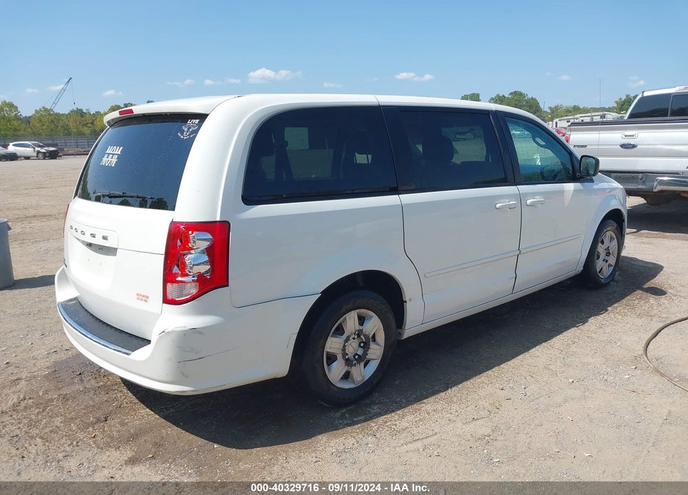 2013 DODGE GRAND CARAVAN SE VIN: 2C4RDGBG5DR615427