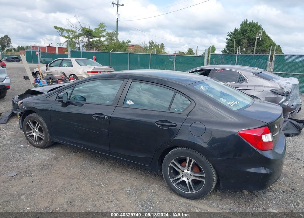 2012 HONDA CIVIC LX VIN: 19XFB2F54CE364615