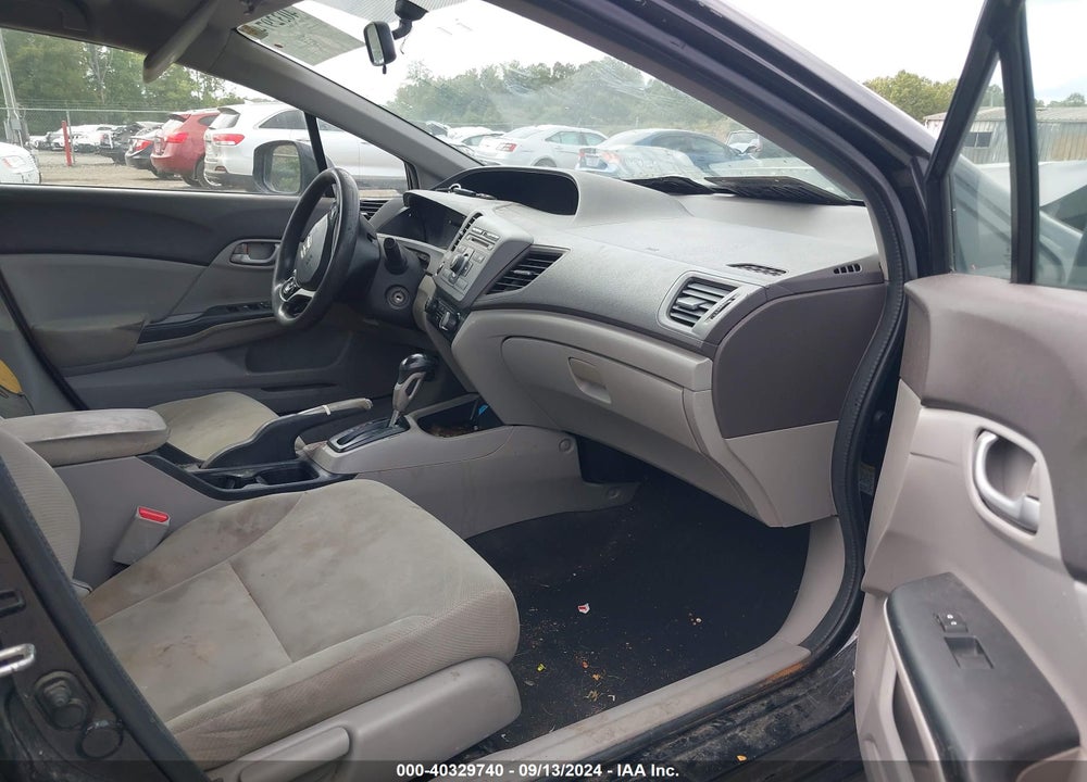 2012 HONDA CIVIC LX VIN: 19XFB2F54CE364615
