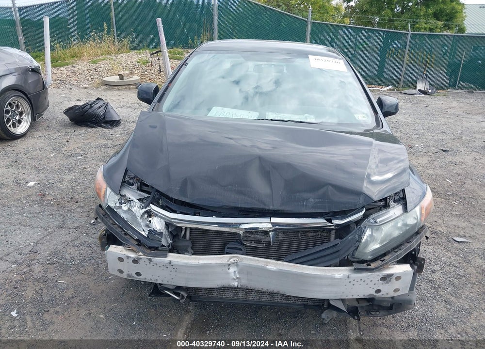 2012 HONDA CIVIC LX VIN: 19XFB2F54CE364615