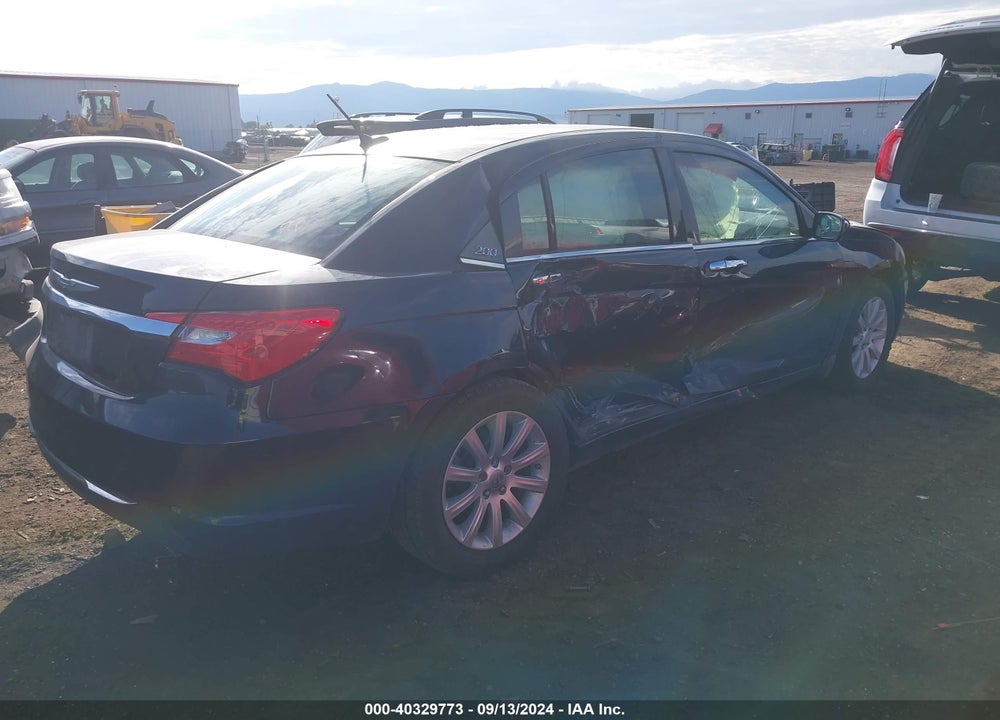 2013 CHRYSLER 200 LIMITED VIN: 1C3CCBCG7DN684826